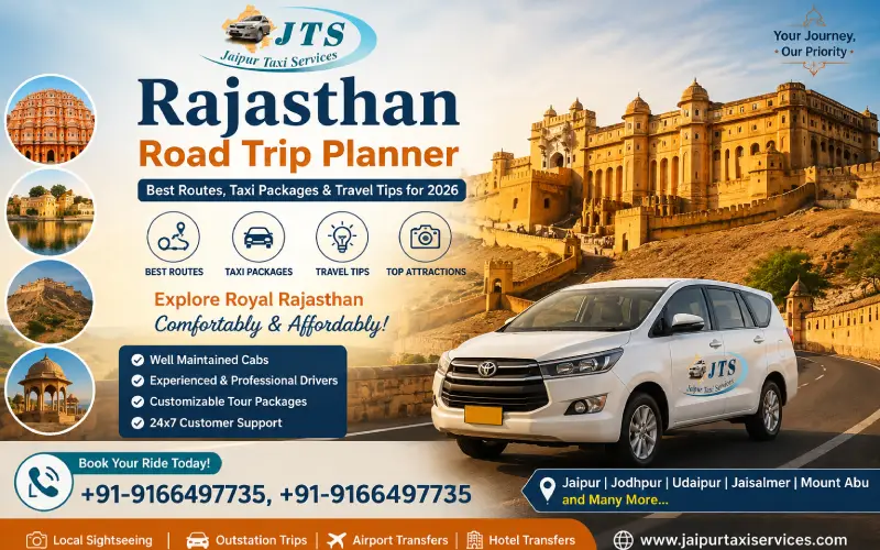 Rajasthan Road Trip Planner – Best Routes, Taxi Packages & Travel Tips for 2026